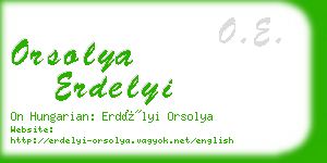 orsolya erdelyi business card